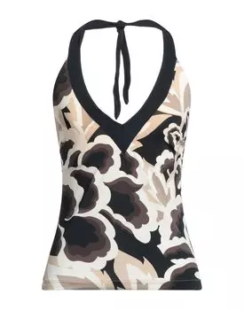 Топ Siyu, темно-коричневый