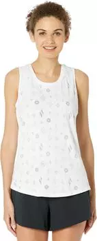 Топ SKECHERS Diamond Status Burnout Tank, белый