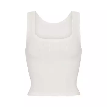 Топ SKIMS Cotton Rib, цвет Marble