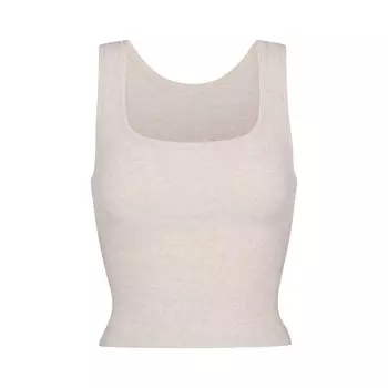 Топ SKIMS, цвет heather oatmeal