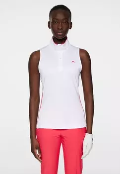Топ SLEEVELESS J.LINDEBERG Sports, белый