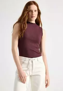 Топ SLEEVELESS Lindex, темно-красный