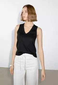 Топ SLEEVELESS Massimo Dutti, черный