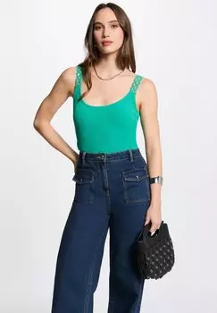 Топ SLEEVELESS Morgan, зеленый