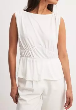 Топ SLEEVELESS NA-KD, кремовый