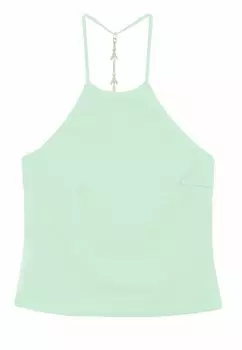 Топ SLEEVELESS Patrizia Pepe, зеленый