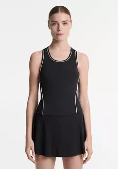 Топ SLEEVELESS PIPING OYSHO, черный