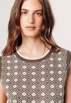 Топ SLEEVELESS Rodier, коричневый