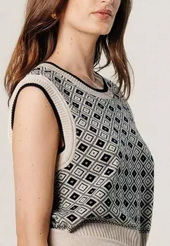 Топ SLEEVELESS Rodier, кремовый