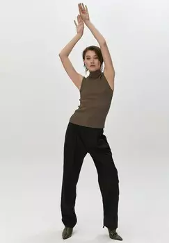 Топ SLEEVELESS Rue les crateurs, коричневый