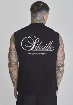 Топ SLEEVELESS SIKSILK, черный