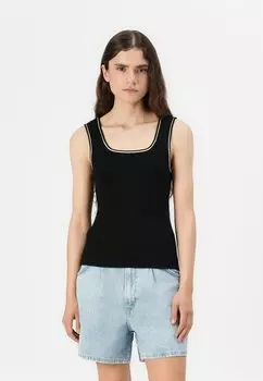 Топ SLFKAMMA Selected Femme, черный