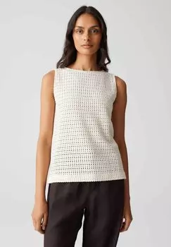 Топ SLIM FIT CROCHET OPUS, бежевый