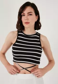 Топ Slim Fit LELA, черный