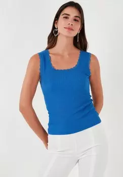 Топ SLIM FIT LELA, синий