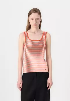Топ SLIM SQUARE TANK Tommy Hilfiger, оранжевый