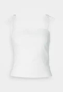 Топ Slim Tie Strap Abercrombie & Fitch, белый