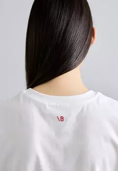 Топ SLOGAN TANK Victoria Beckham, белый