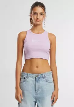 Топ SMALL SIGNATURE ESSENTIAL Karl Kani, фиолетовый