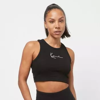 Топ Small Signature Essential Racer Rib Top black Karl Kani, цвет schwarz