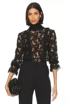 Топ Smythe Scalloped Lace, цвет Black Lace