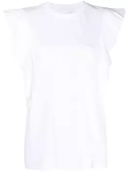 Топ со сборками Chlo, белый