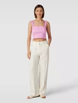 Топ со сборками, модель MEDOSIABEL Vero Moda, светло-розовый
