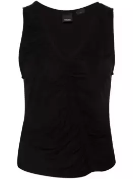 Топ со сборками PINKO, черный