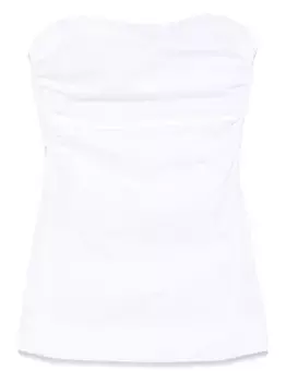Топ со сборками TOTEME, белый