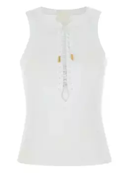 Топ со шнуровкой Givenchy, белый