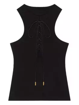 Топ со шнуровкой Givenchy, черный