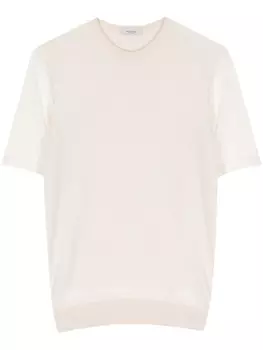 Топ со вставками Agnona, бежевый