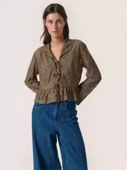 Топ Soaked In Luxury Henni Tie Front