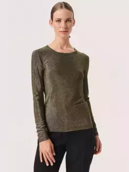 Топ Soaked In Luxury Skylara Sparkle, золотой