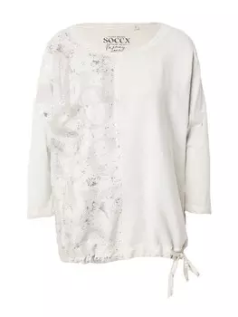 Топ Soccx Shirt Memory Lane, песочный