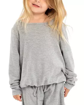 Топ Sol Angeles Hacci с кулиской, серый