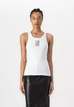 Топ SOLID TANK Calvin Klein Jeans, белый