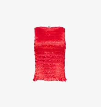 Топ Sonya из эластичной ткани со сборками Amy Lynn, красный