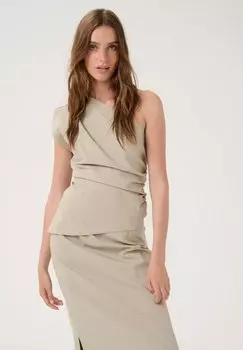 Топ SORAMW OFF SHOULDER My Essential Wardrobe, зеленый