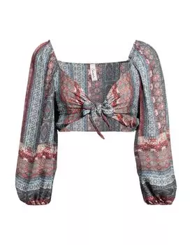 Топ Souvenir, серо-голубой