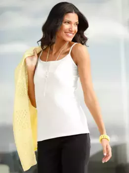 Топ-спагетти Classic Basics, цвет Ecru