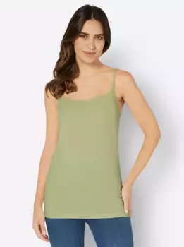 Топ-спагетти Classic Basics, зеленый