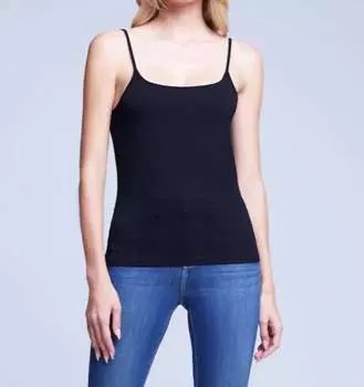 Топ-спагетти Ella черного цвета L'Agence