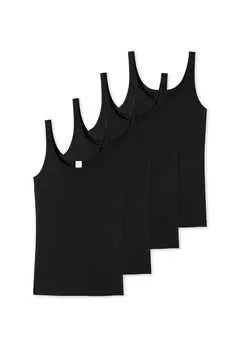 Топ спагетти из модала Essentials Schiesser, черный
