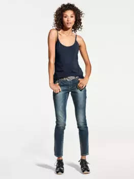 Топ-спагетти LINEA TESINI by Heine, цвет морской волны