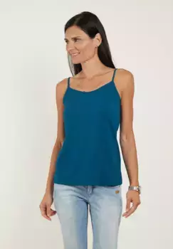Топ-спагетти Seidel Moden с изящным V-образным вырезом, цвет Petrol