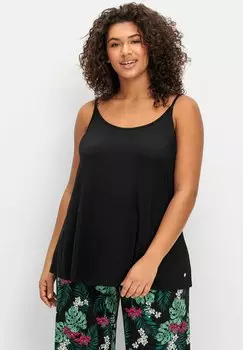 Топ SPAGHETTI Sheego, цвет schwarz