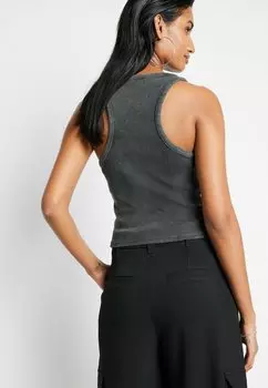 Топ Sparkle Embellished Next, цвет charcoal grey