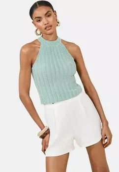 Топ SPARKLE HALTER NECK Lipsy, светло-голубой