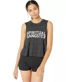 Топ Spiritual Gangster Crop Tank, черный
